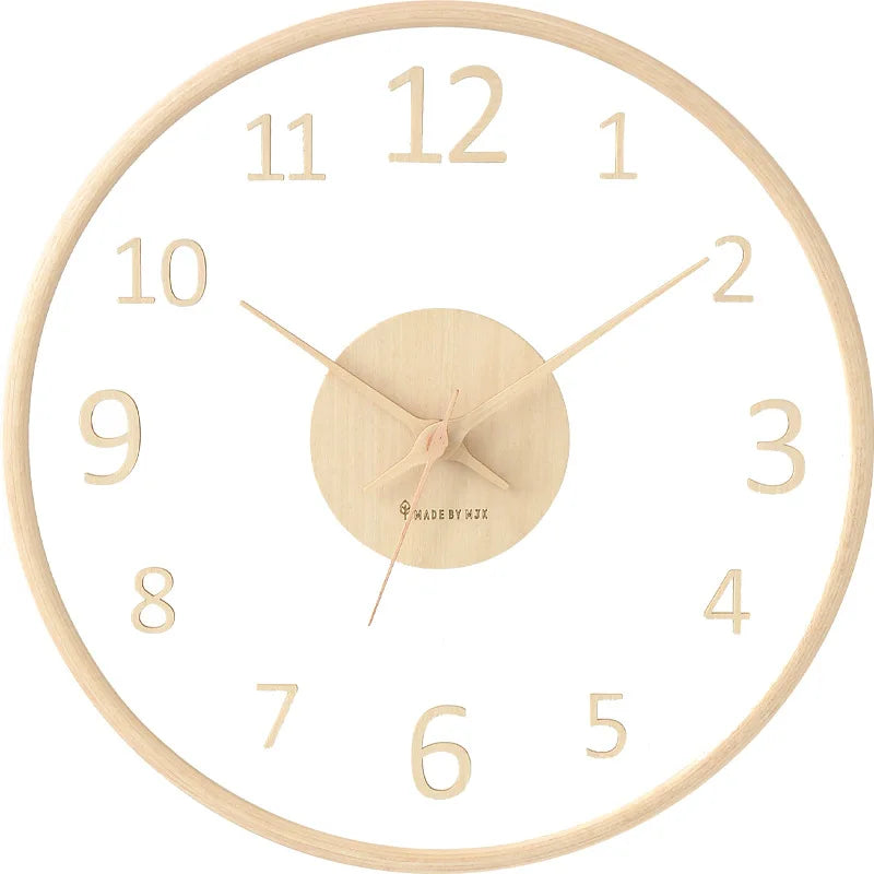 ClarityTime | Wanduhr aus transparentem Glas