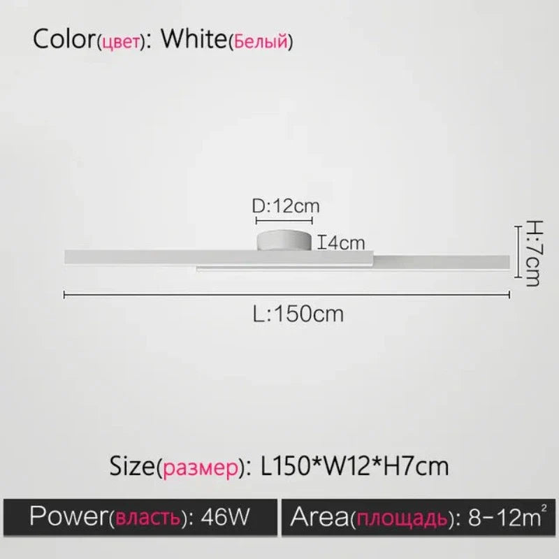 ModernityGlow - Minimalistische Wohnzimmer-Deckenleuchte