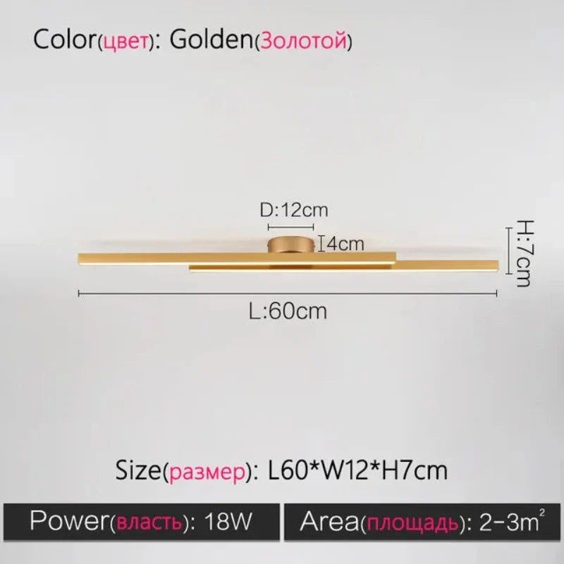ModernityGlow - Minimalistische Wohnzimmer-Deckenleuchte