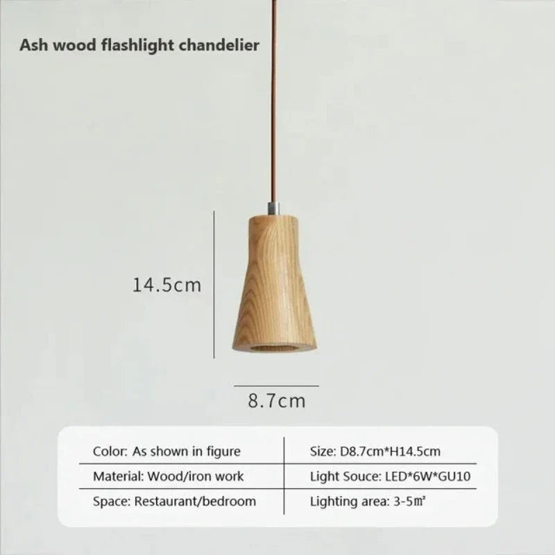 TimberEssence - Nordisches Holz Pendelleuchte