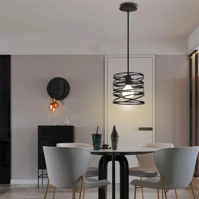 VintageWhirl - Vintage Spirale Wirbel Lampe