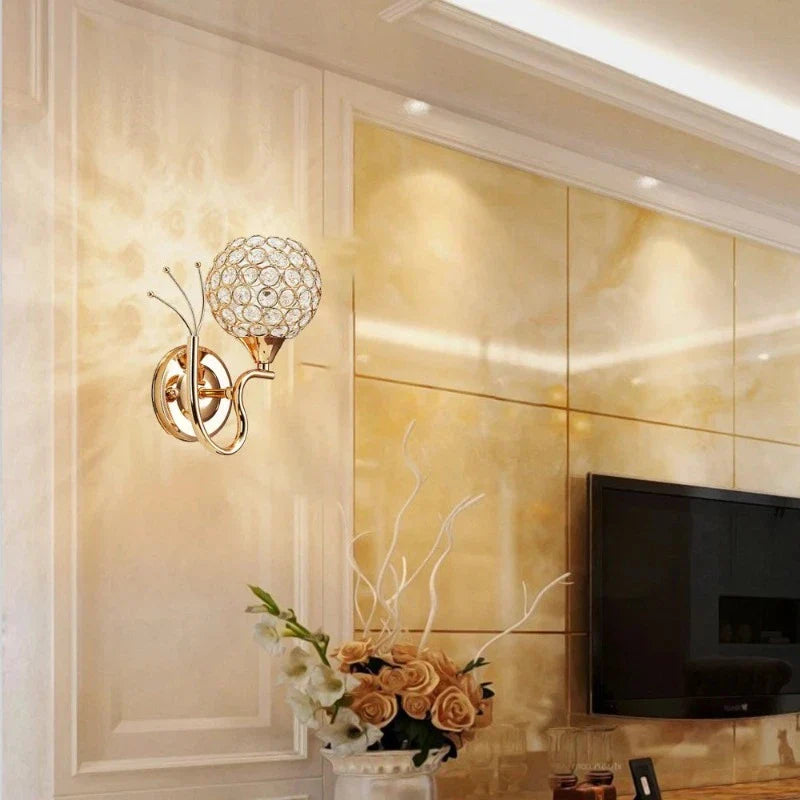 PrestigeShine - Wandlampe aus Kristall
