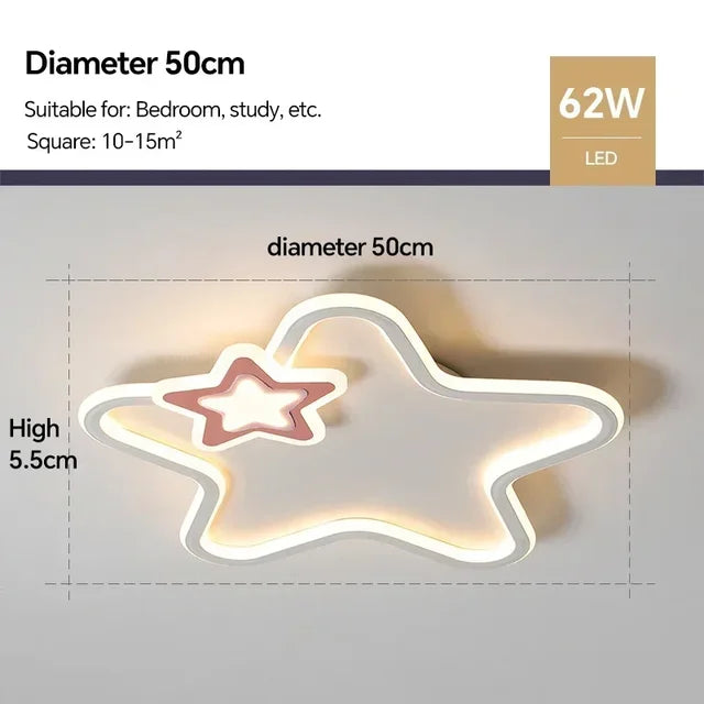 RadiantGlow  - Moderne Ster Led Plafondlamp