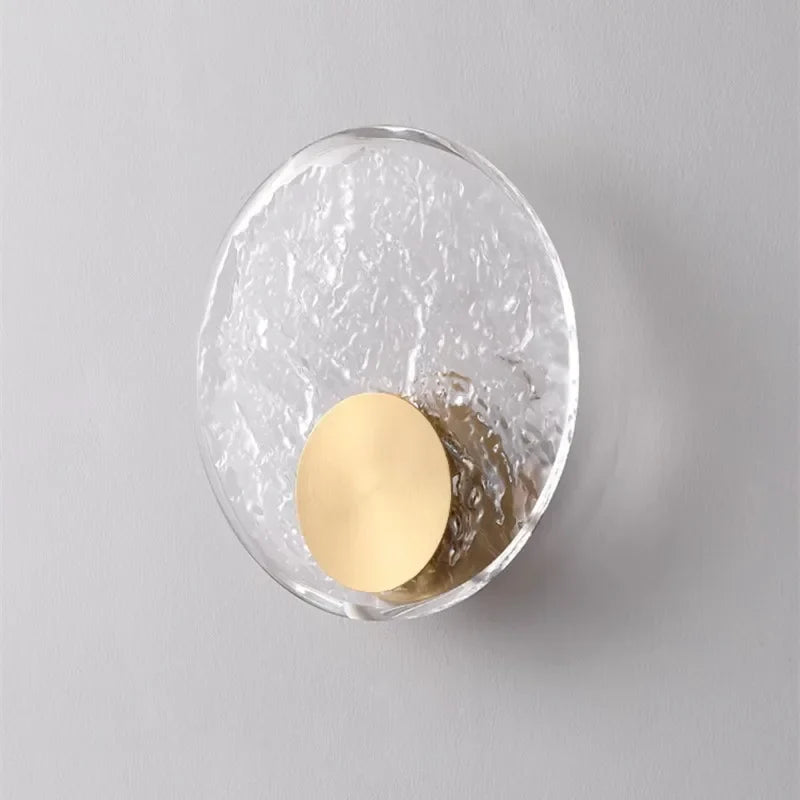 CrystalAura - Eleganter Ringglas-Wandleuchter