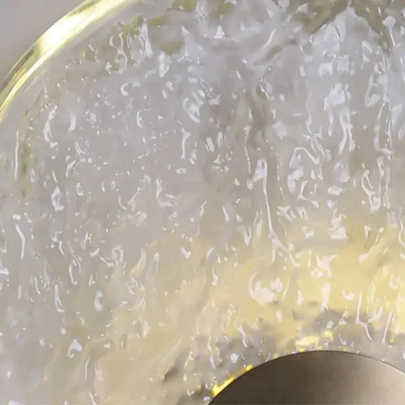 CrystalAura - Eleganter Ringglas-Wandleuchter