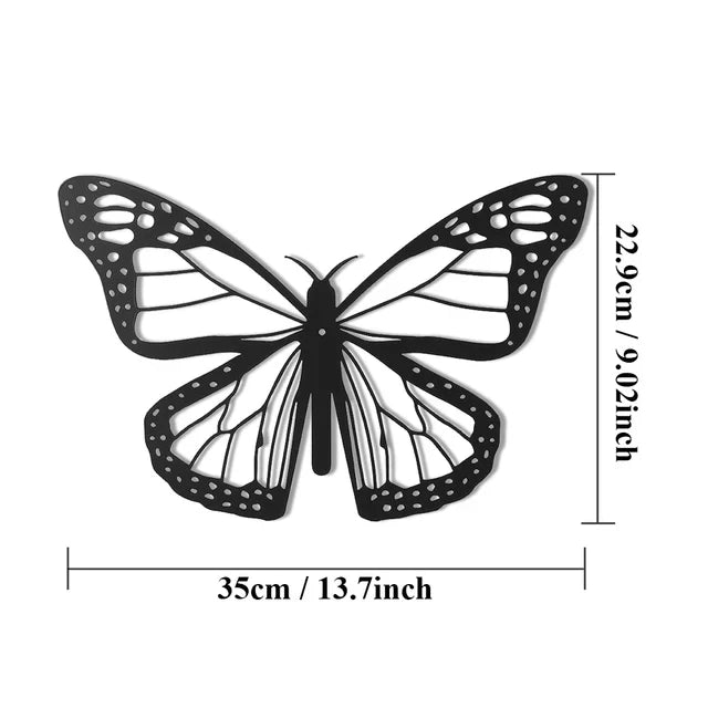 ChicArt - Silhouette Schmetterling Dekor