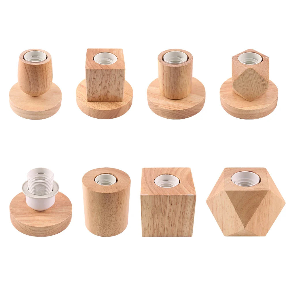 WoodWhimsy - Retro Holz Dekoration Lampe